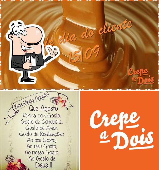 Это фото десерта "Crepe a Dois"