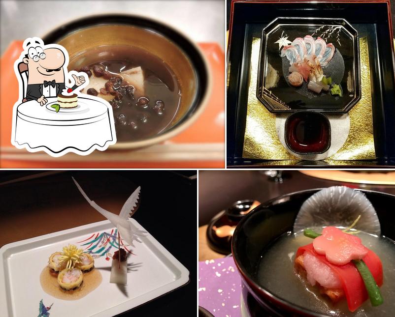 "Kaiseki Yu-zen Hashimoto Restaurant" представляет гостям разнообразный выбор сладких блюд
