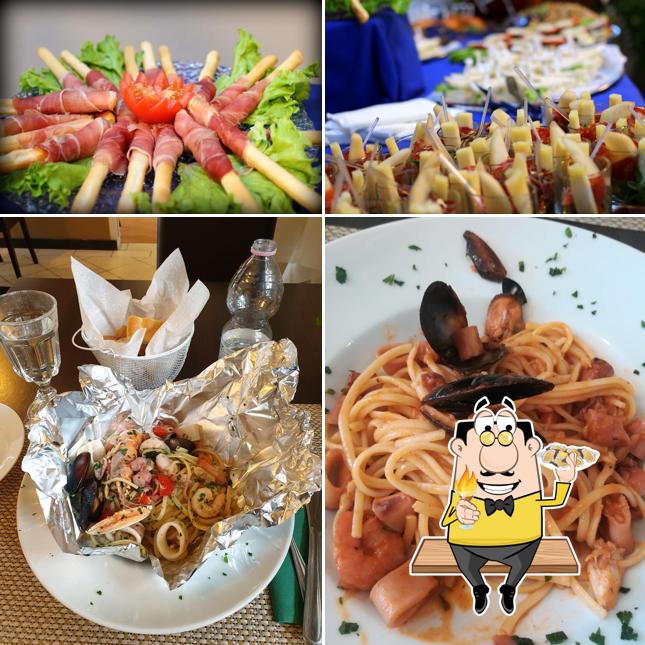 Scegli tra i vari pasti di mare offerti a Caffè Retrò