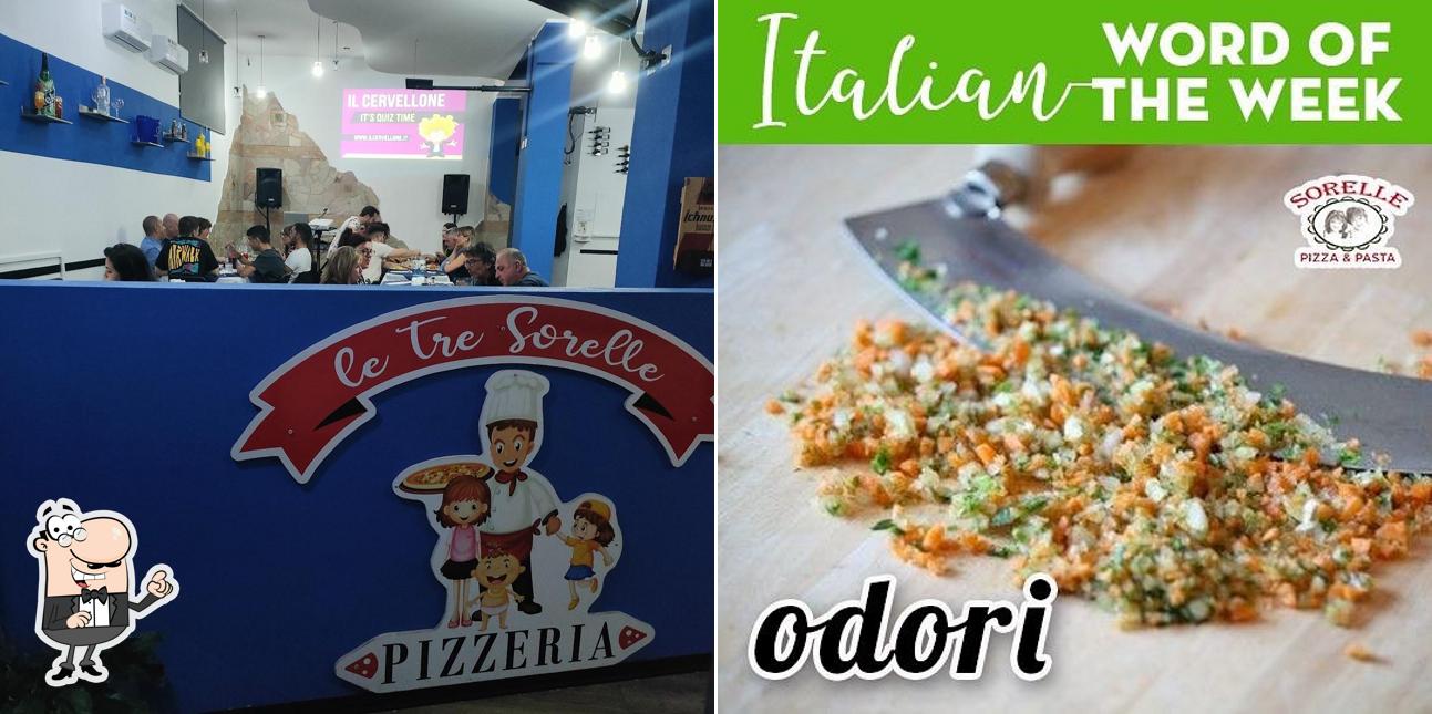 Gli interni di Le Tre Sorelle Pizzeria