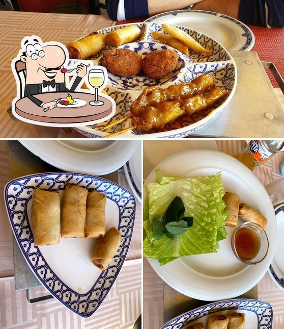Platos en Restaurante Bangkok