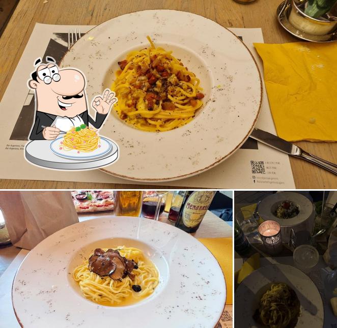 Spaghetti alla carbonara al Bistrot & Pizza Argentino