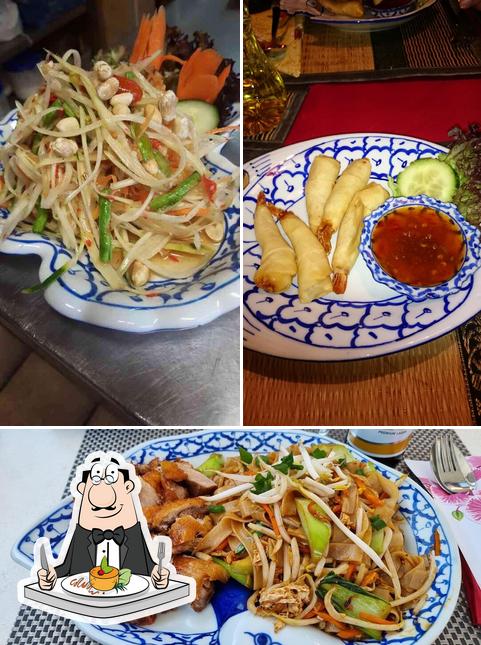Comida en Amporn's Thai Restaurant