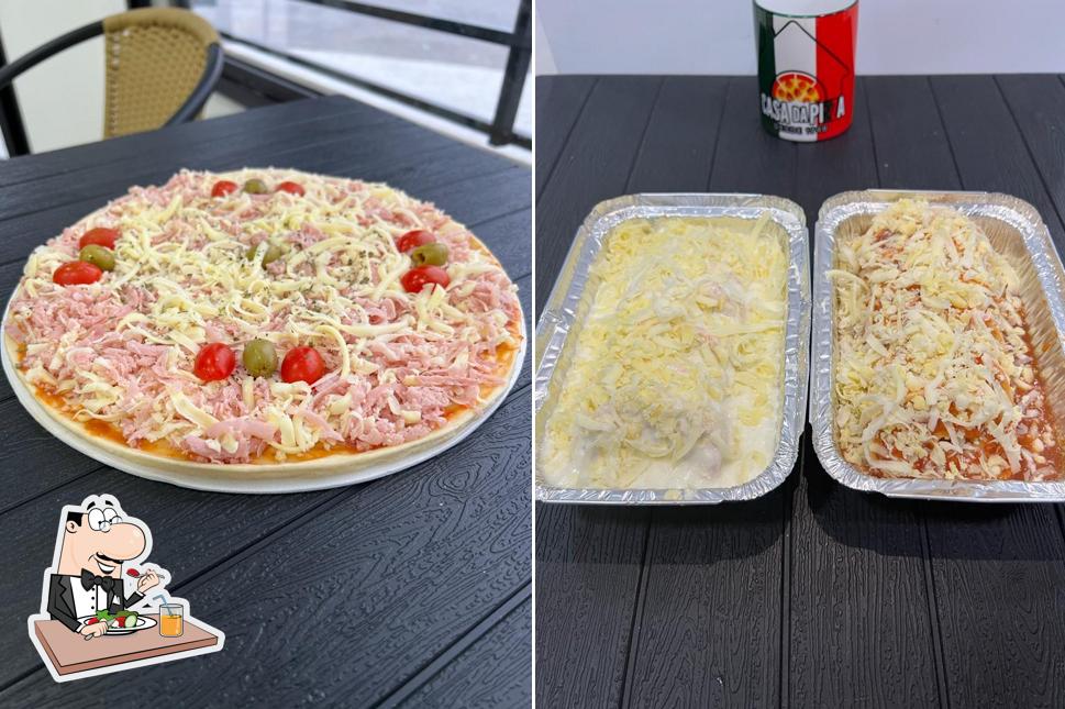 Comida em Casa da pizza