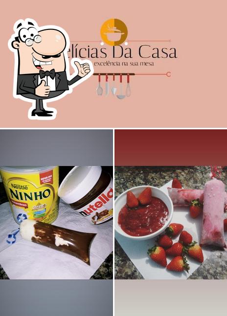 Look at this image of Delicias da casa