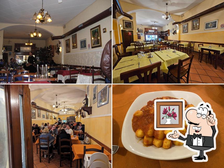 Gli interni di Trattoria Roberto