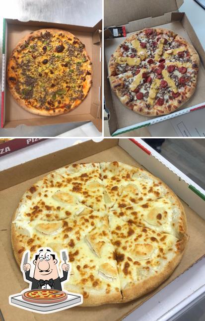 Prenez différents types de pizzas