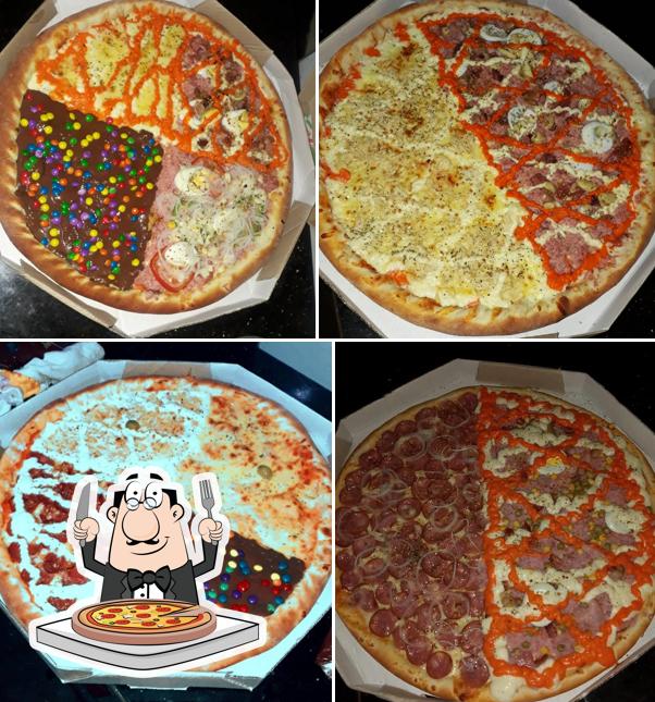 Peça diferentes estilos de pizza