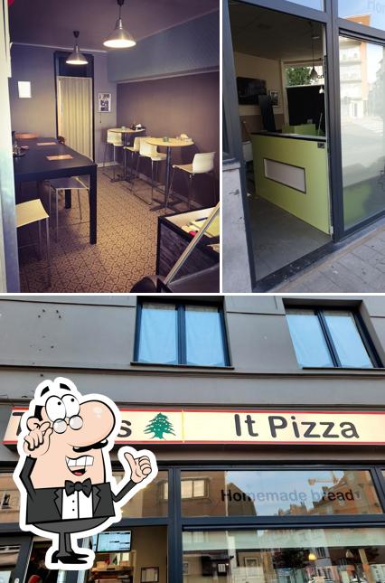 L'intérieur de Thats It Pizza