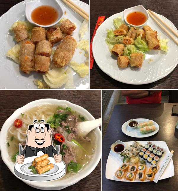 Spring rolls at Asiatische Küche und Sushi Hanoi