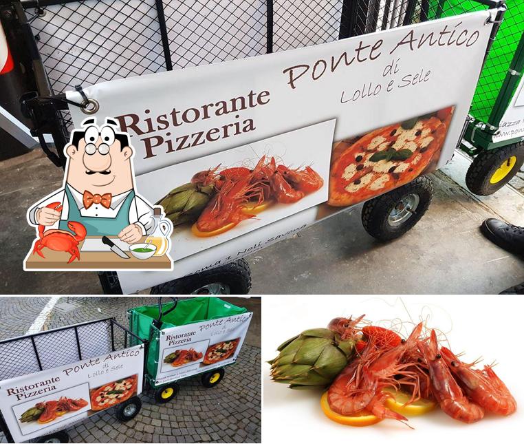 Get seafood at Ponte Antico Di Lollo e Sele