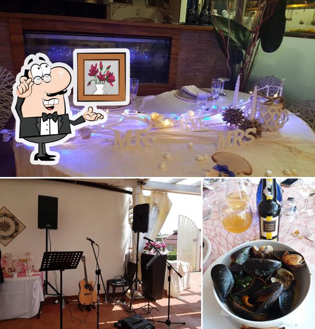 Questa è la foto che mostra la interni e birra di Stabilimento Balneare Eco del Mare a Maccarese - Ristorante di Pesce - Aperitivo in Spiaggia