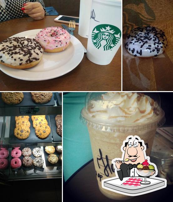 "Starbucks" предлагает широкий выбор сладких блюд