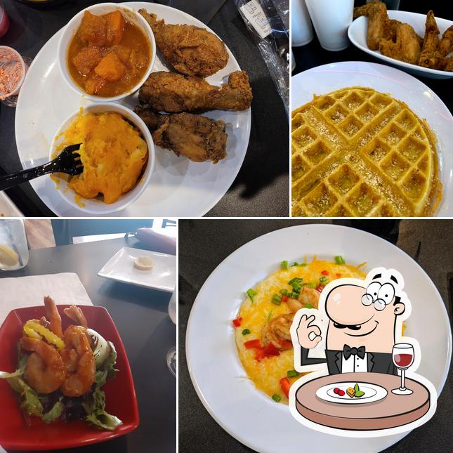 Uptown's Chicken and Waffles in Fayetteville Restaurant menu and reviews