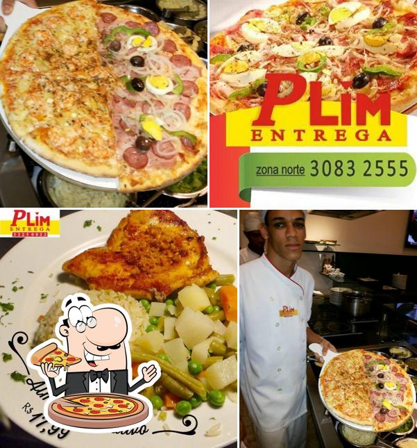 Peça pizza no Plim Pizza