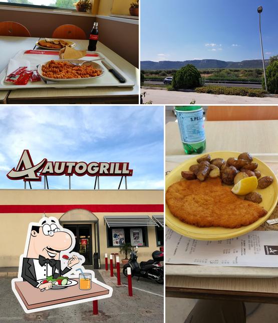 Autogrill Bagali Est si caratterizza per la cibo e esterno