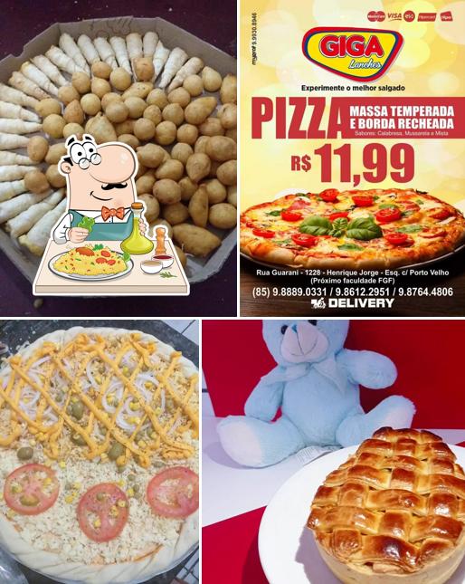 Comida em Giga Lanches e pizzaria