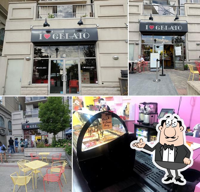 L'intérieur de I Love Gelato