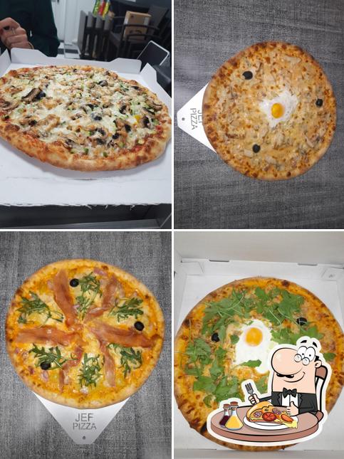 Prenez des pizzas à JEF PIZZA