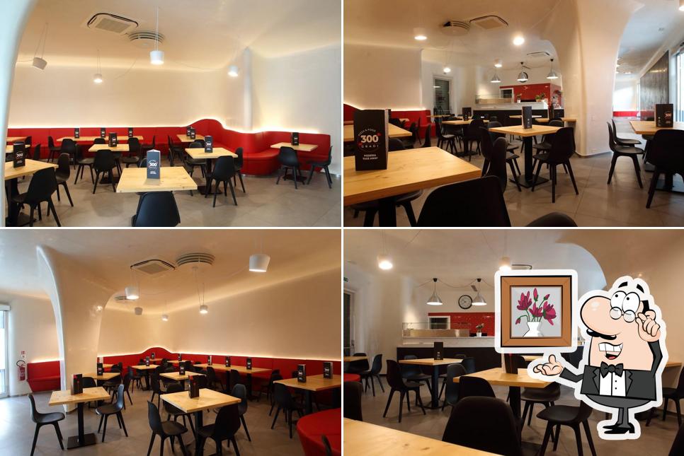 L'intérieur de 300 Gradi pizza & food