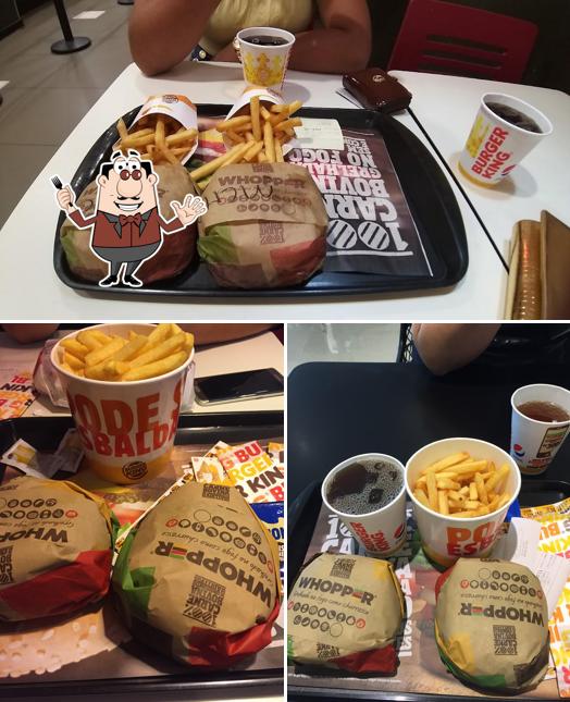 Comida em Burger King