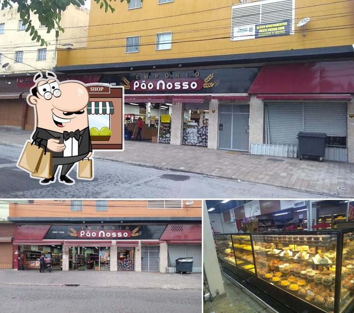 O exterior do Empório Pão Nosso