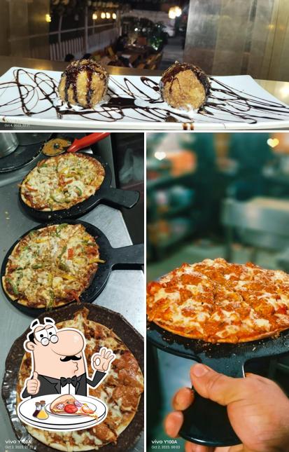 Get pizza at Garden Grill