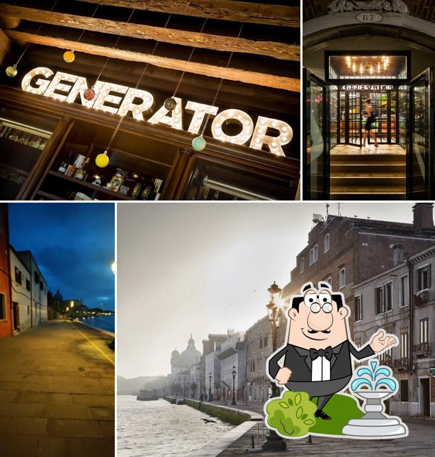 Curiosa tra gli esterni di Generator Hostel