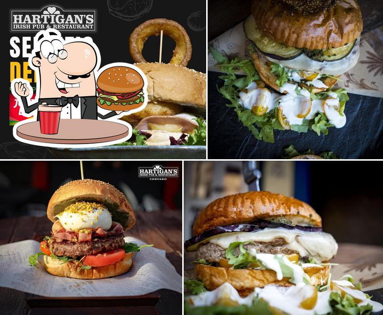 Get a burger at HARTIGAN'S IRISH PUB & RESTAURANT