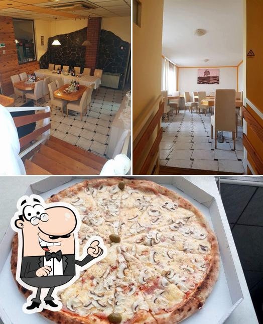 Parmi les différentes choses de la intérieur et la pizza, une personne peut trouver sur Pivnica Elipsa - nova stranica Duga Resa