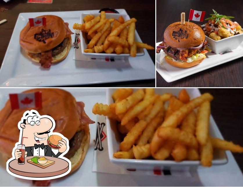 Essayez un hamburger à The Canadian Brewhouse (Calgary Township)