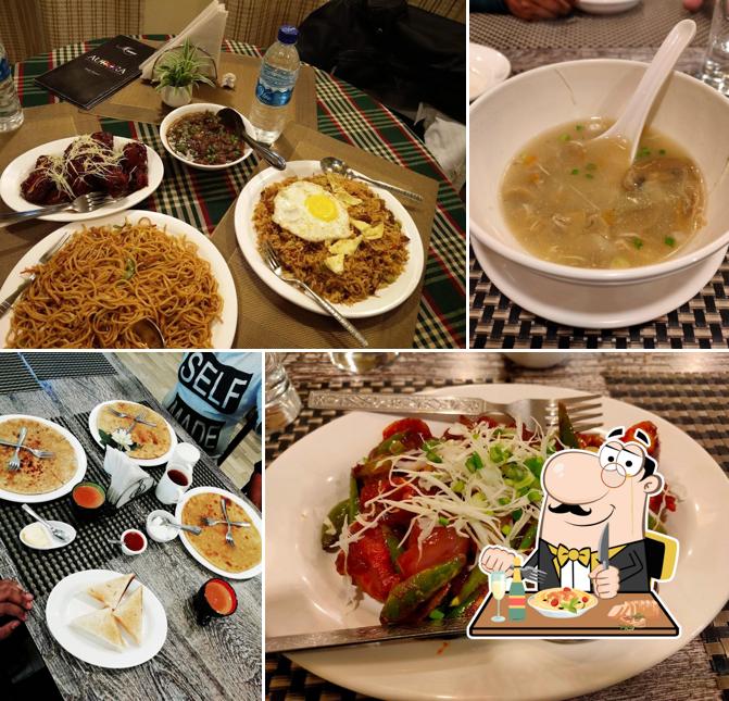 Food at Aurora restaurant&lodging