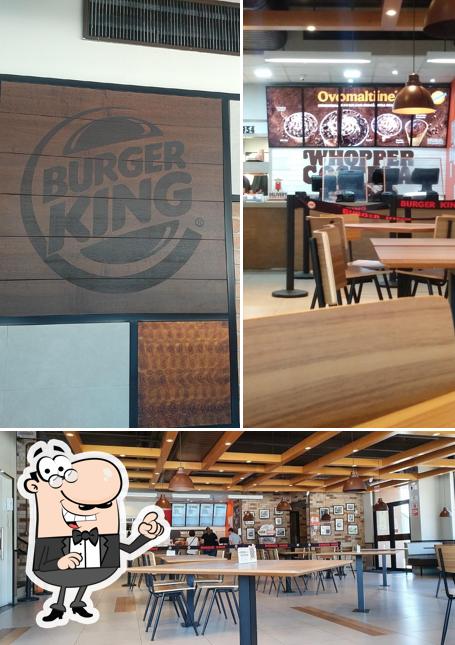 O interior do Burger King