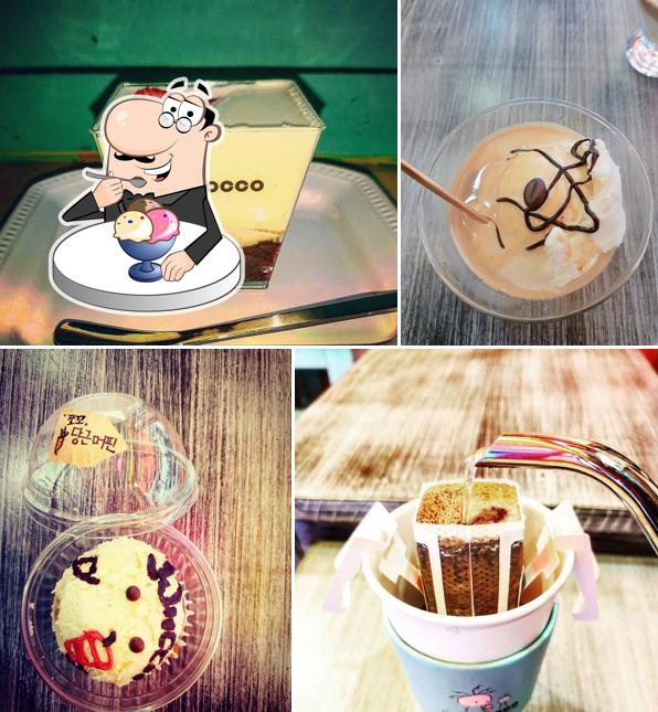 JJOCCO COFFEE 쪼꼬커피 provides a range of desserts