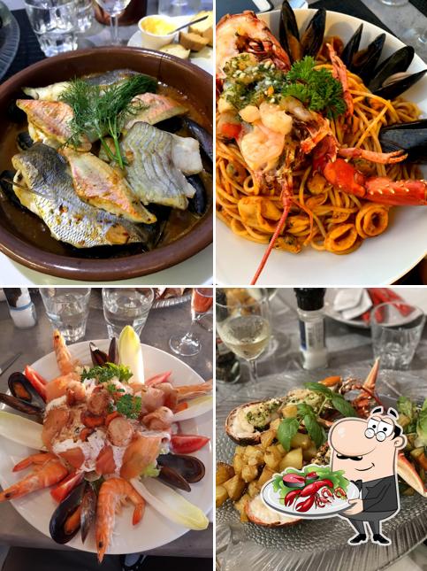 В "La P’tite Bouff'" вы можете заказать разнообразные блюда с морепродуктами