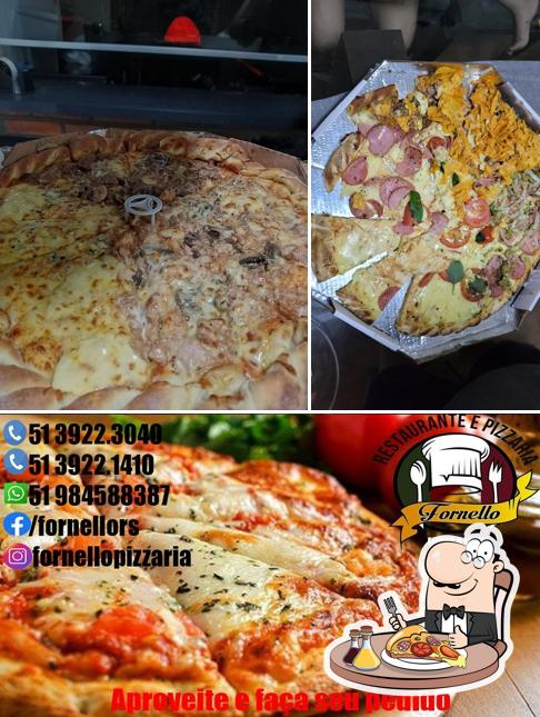 Experimente diferentes tipos de pizza