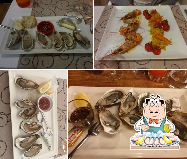 Essayez des fruits de mer à Hôtel du Château