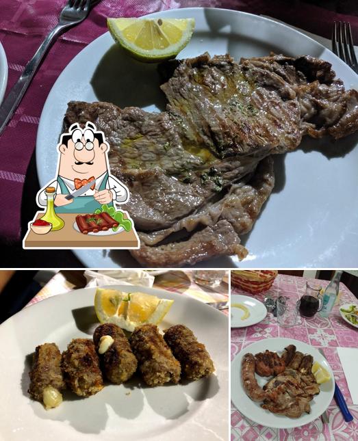 Prenditi i un pasto a base di carne a Osteria Zangara