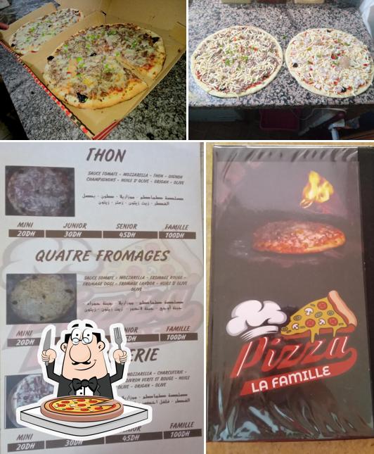 Prenez des pizzas à Pizza la famille (Le repere الفرع الثاني)