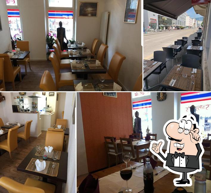 Gli interni di Sabsin’s Thai Restaurant & Take-Away