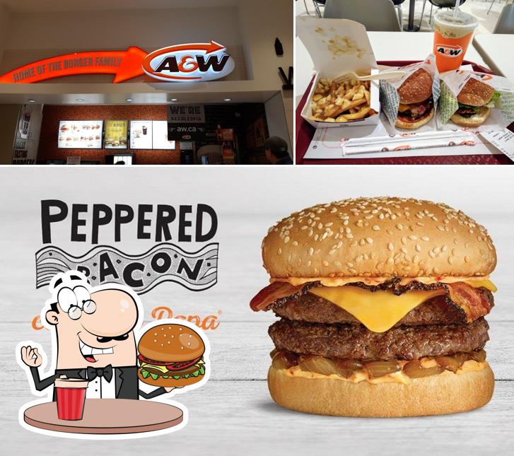 Prenez un hamburger à A&W Canada