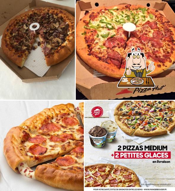 Prenez différents types de pizzas