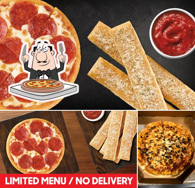 Elige una pizza en Pizza Hut Express