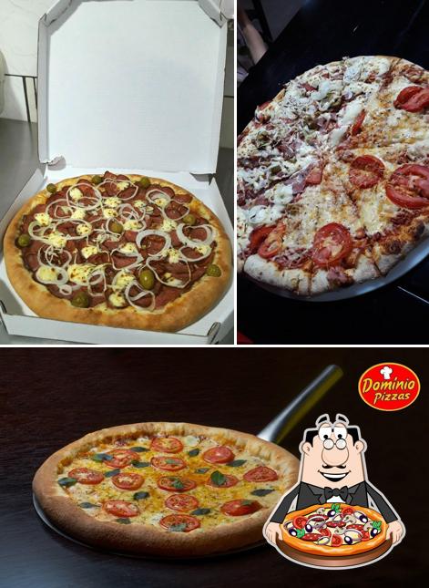 Experimente pizza no Domínio Pizzas