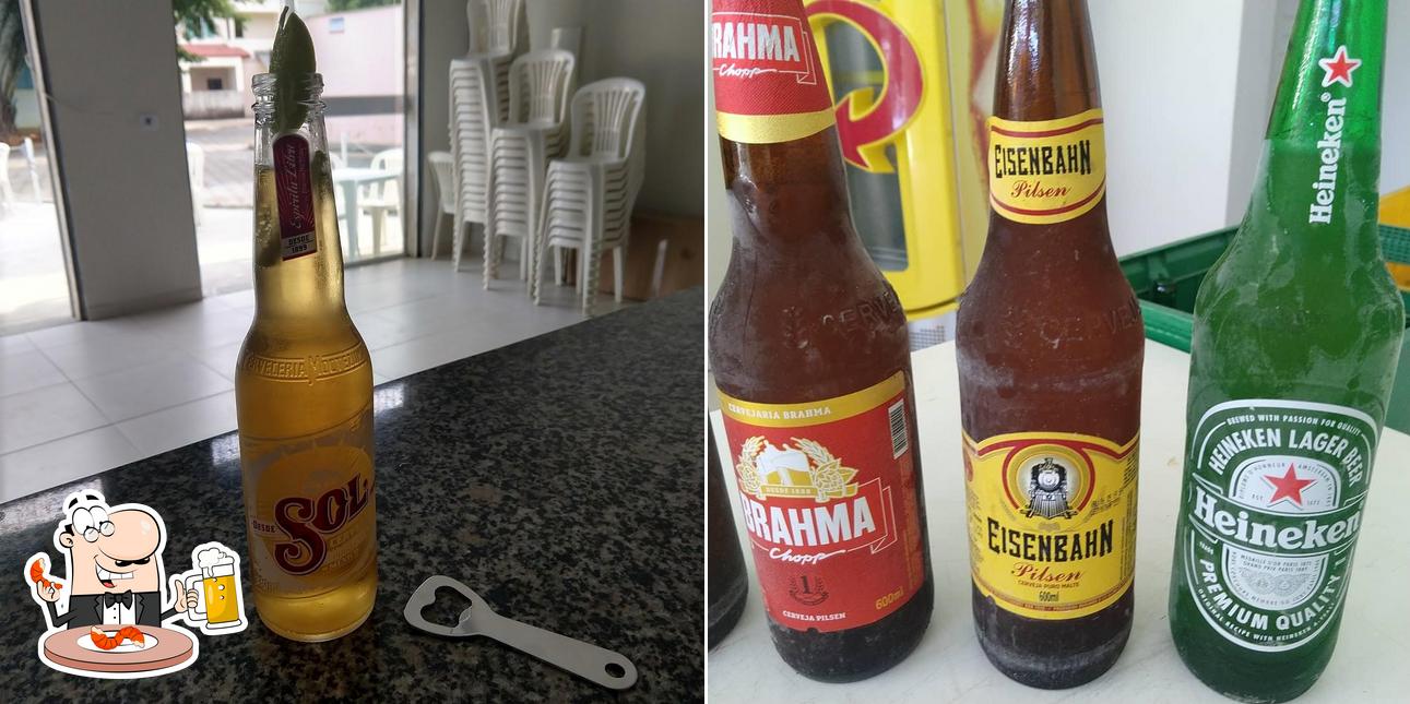 Bar e Petiscaria Parada Obrigatória.. fornece uma gama de cervejas