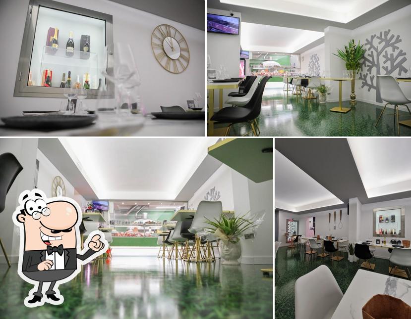 Gli interni di La Moderna Brace