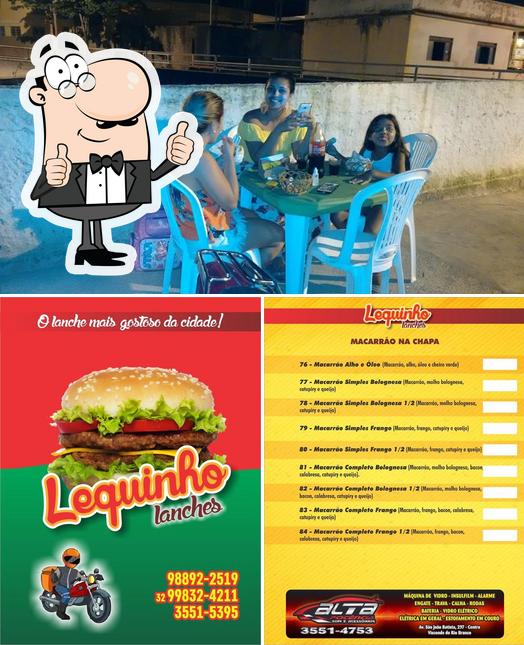 Look at the picture of Lequinho Lanches