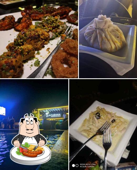 Food at La Cabana Rooftop Bar & Grill