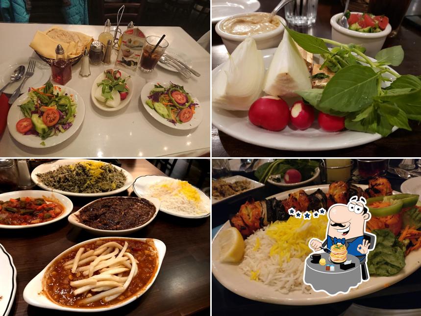 Food at Shiraz Restaurant