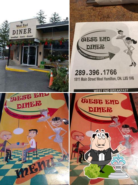 L'extérieur de West End Diner